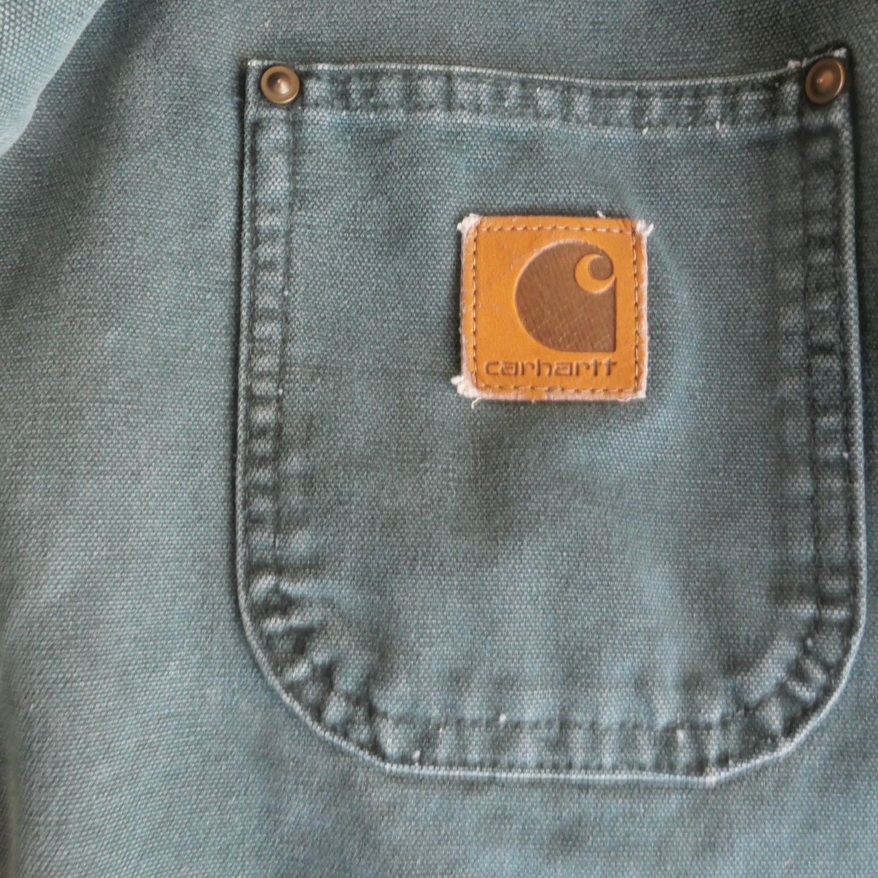 Vintage Carhartt Chore Coat Made in USA - Image 3