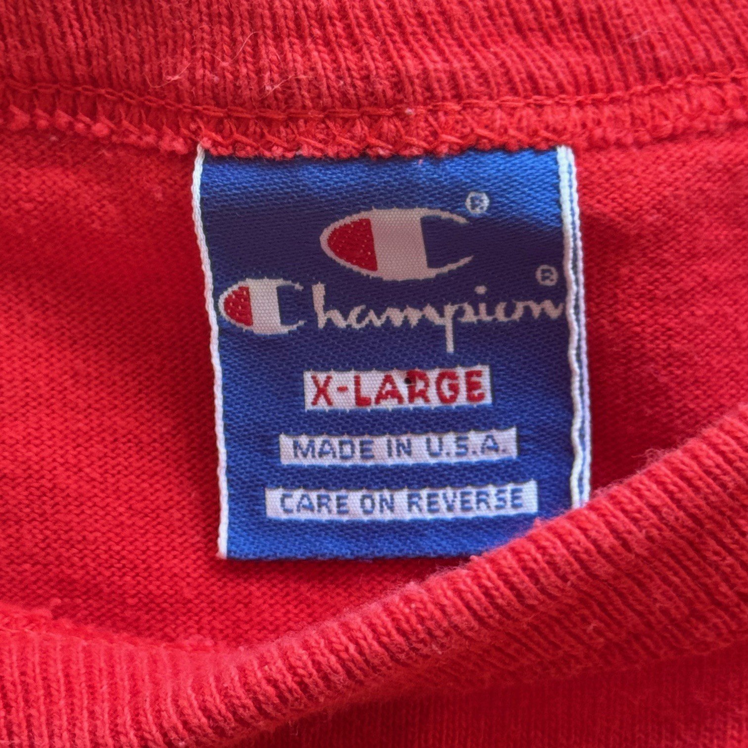 Vintage Single Stich Champion Tee 80s - Image 5