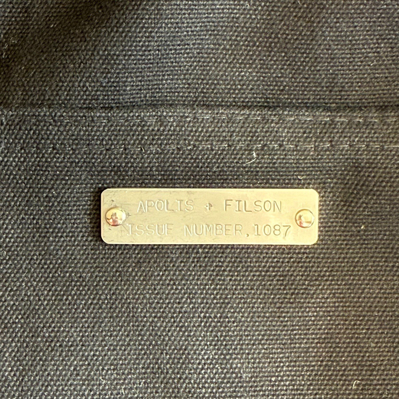Filson x Apolis Philanthropist Briefcase - Image 5