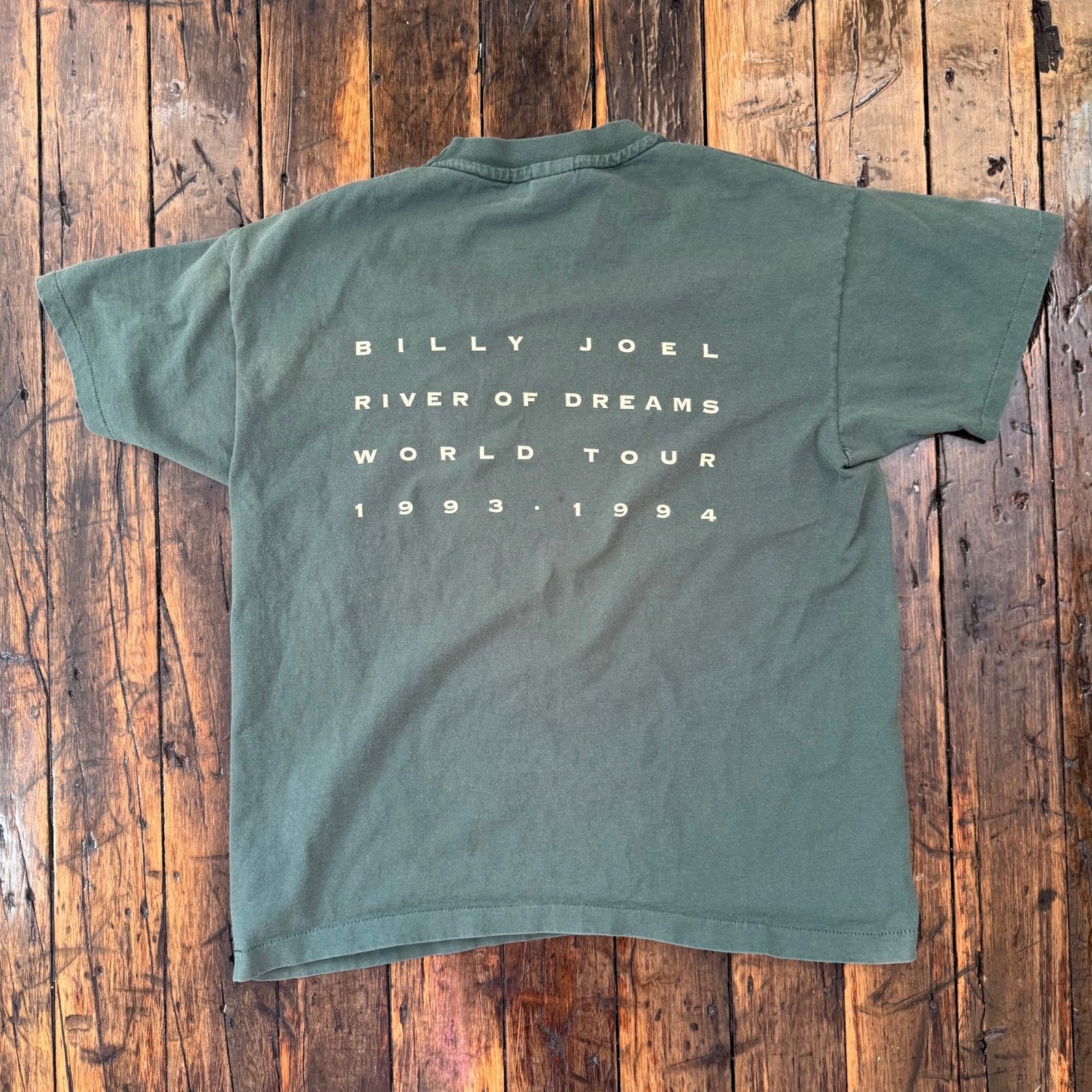 Billy Joel River of Dreams Single Stitch Made in USA Tee - Image 2