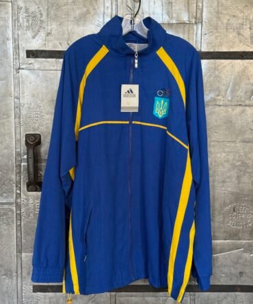 Ukraine Olympics Adidas Track Jacket NOS
