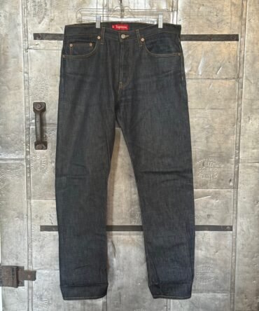 Supreme Dark Wash Selvedge Jeans Made in USA 34